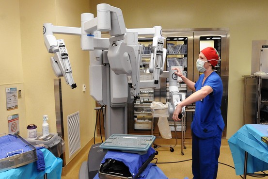 Robots like the da Vinci, pictured, are intended to make it easier to perform minimally invasive procedures. The Star-News/Associated Press